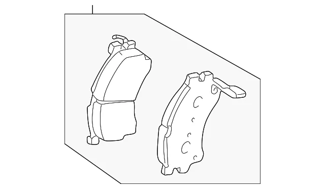 Pad Set Ft (05-06 S Modl) - Mazda (efy53323z)