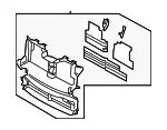 Shutter Assembly Radiator Control - Ford (ka1z8475b) - view 4