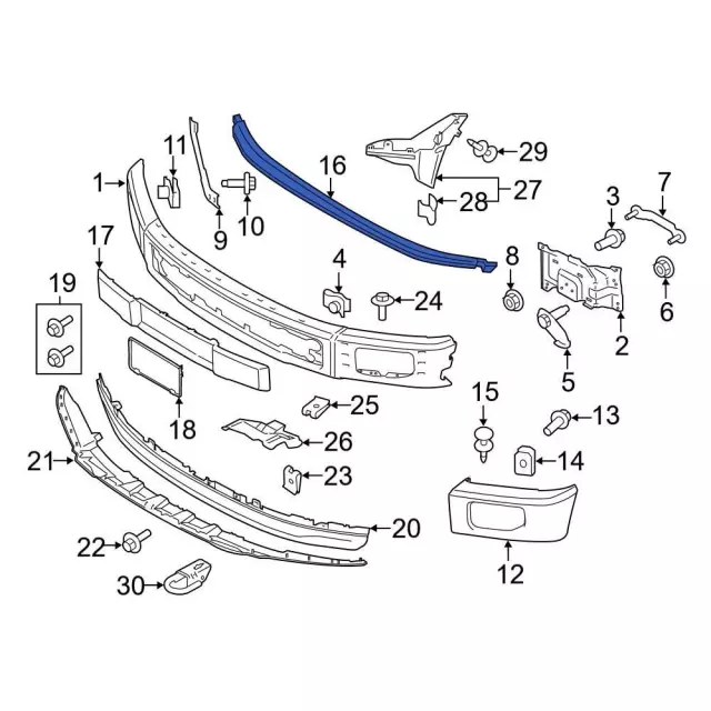 Step Pad - Ford (fl3z17c829b) - view 4