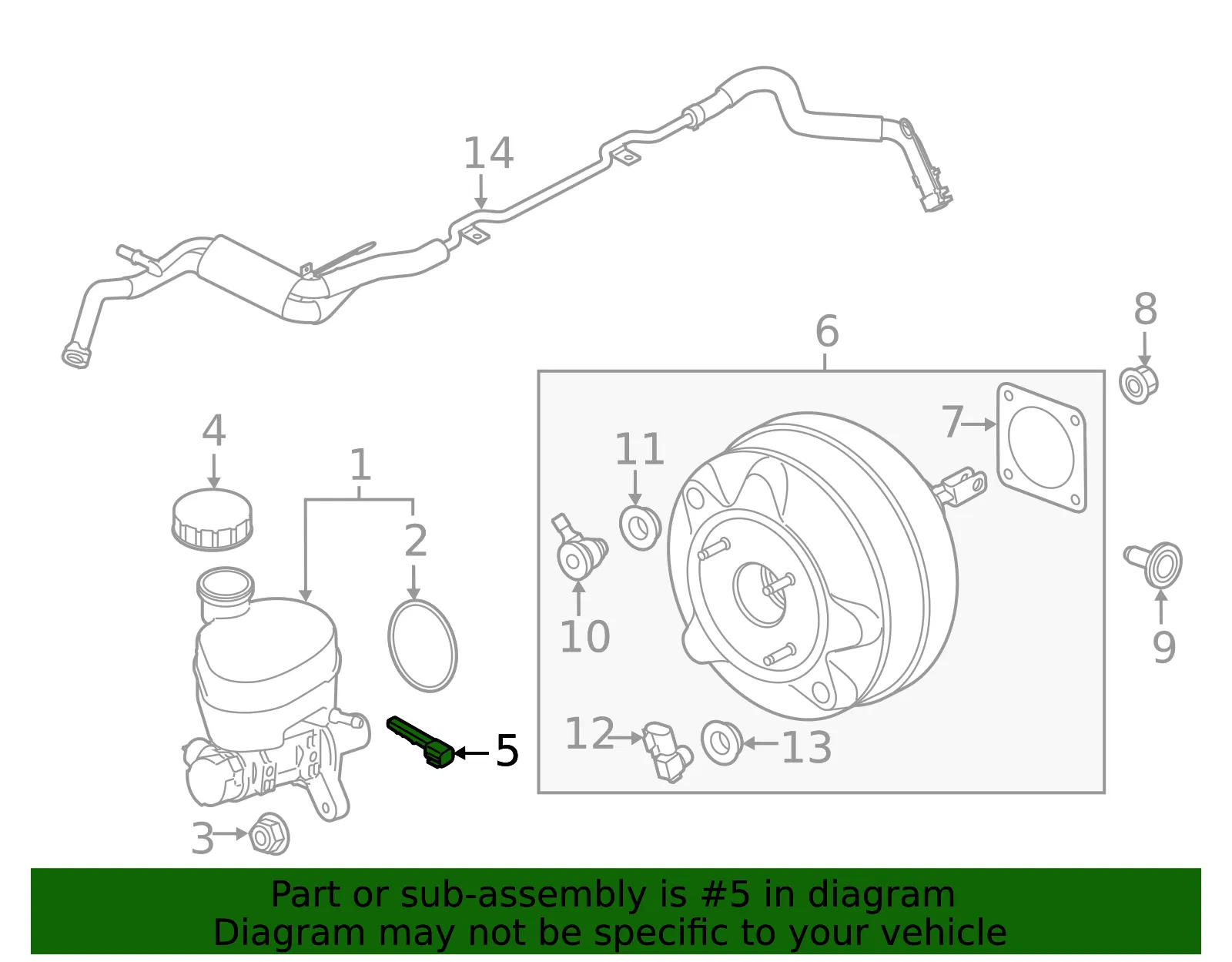 Brake Fluid Level Sensor - Ford (fr3z2c251a) - view 11