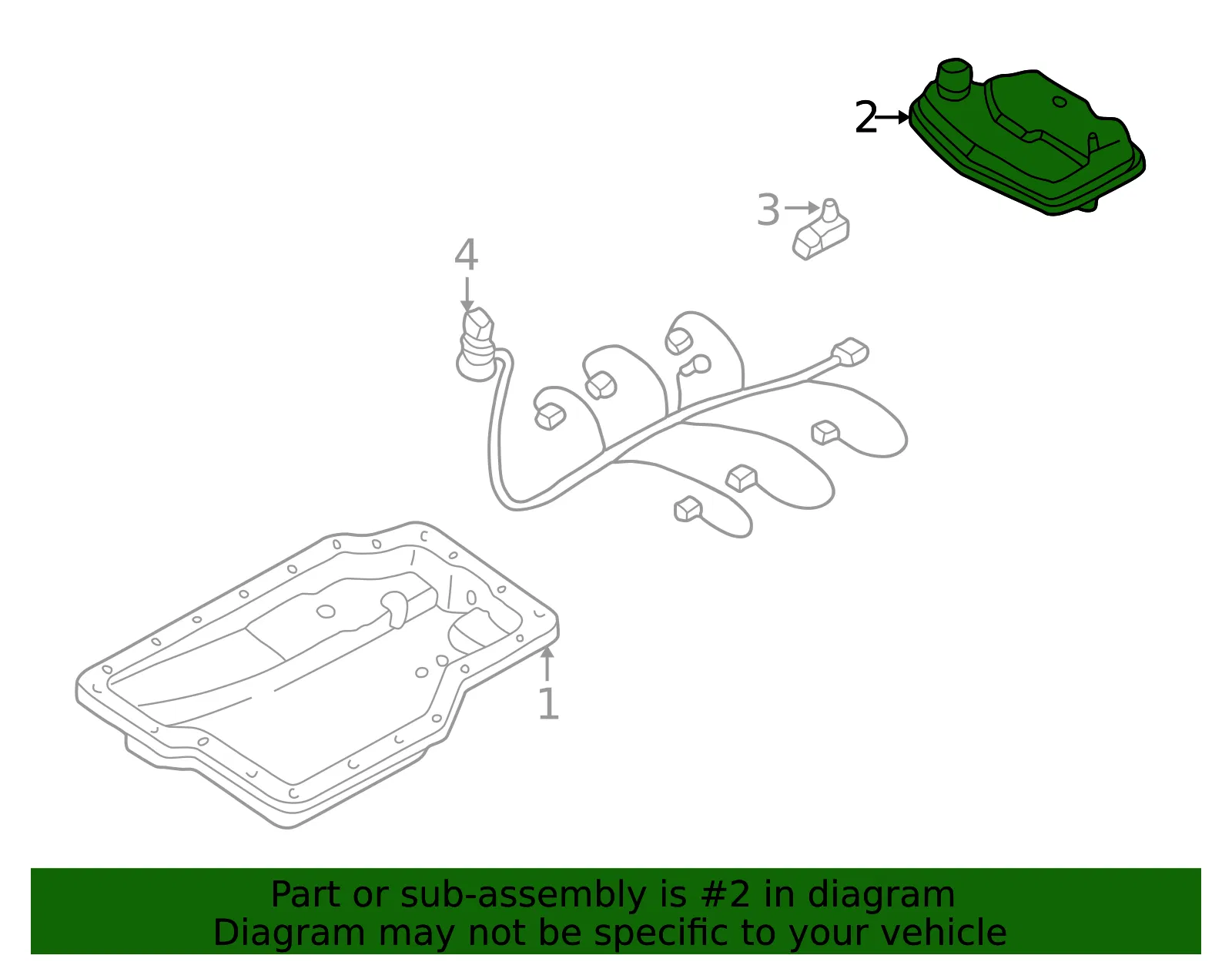 Transmission Oil Filter - Mazda (fu6121500b) - view 2
