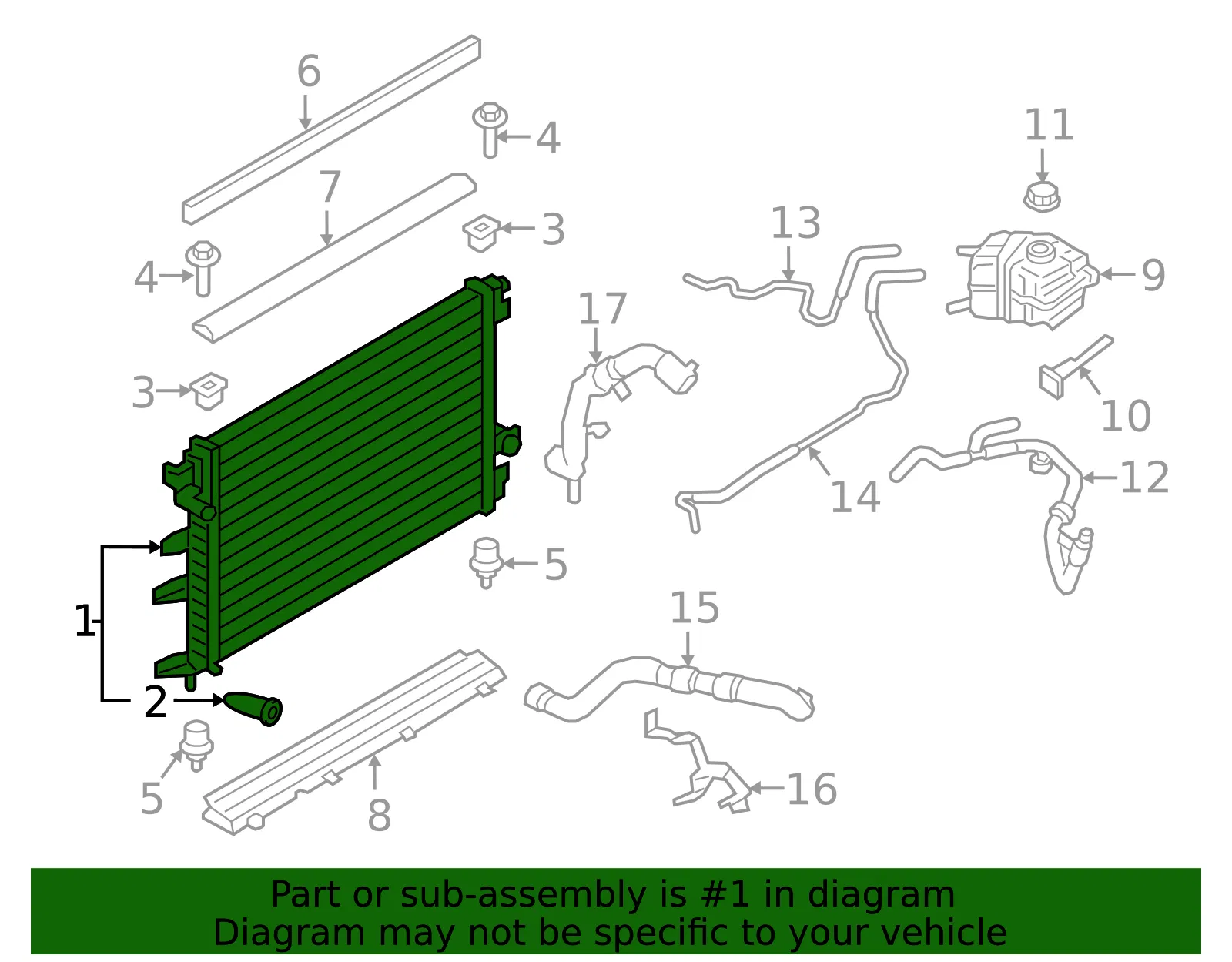 Motorcraft Radiator - Ford (rad222) - view 5