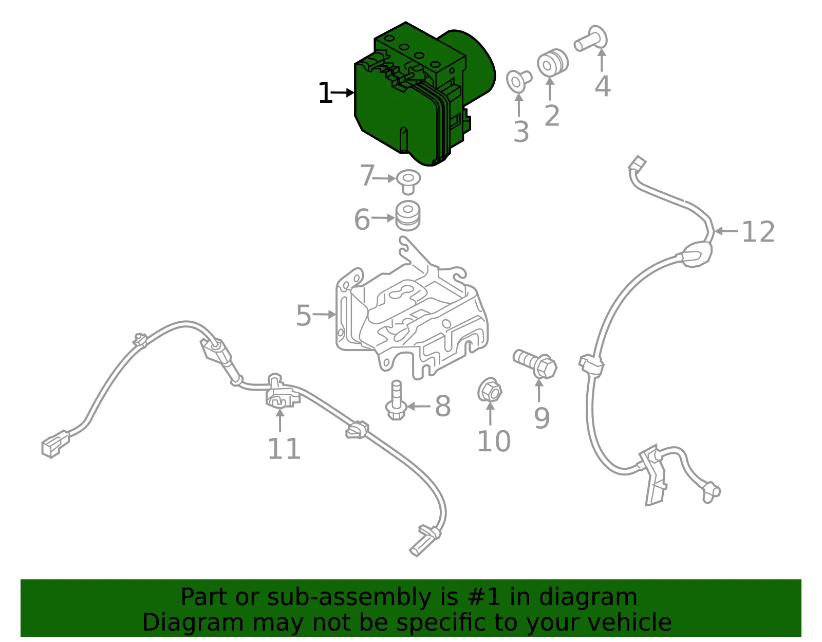 ABS Hydraulic Assembly - Mazda (gdyl437a0a) - view 2