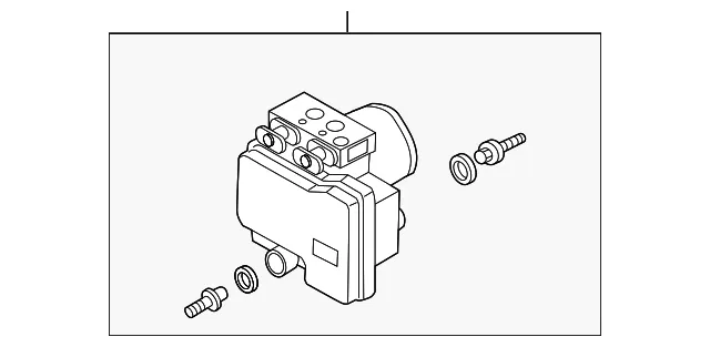 ABS Hydraulic Assembly - Mazda (grya437a0)