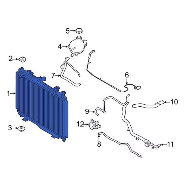 Radiator - Ford (gn1z8005l)