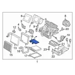 HVAC Heater Core Heater Element - Ford (gv6z19e616a) - view 5