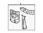 Radiator Support Side Panel - Ford (hc2z16153b) - view 8