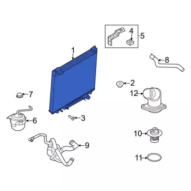 Radiator Assembly - Ford (hc2z8005a) - view 3