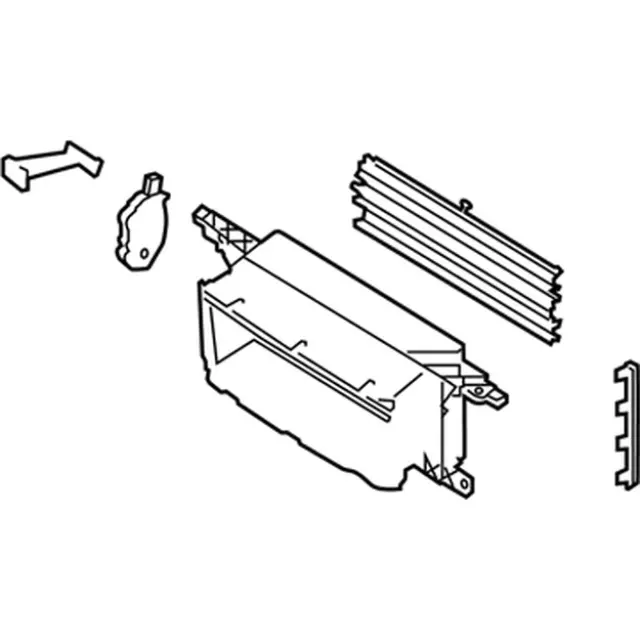 Shutter Assembly Radiator Control - Ford (jl7z8475c) - view 2