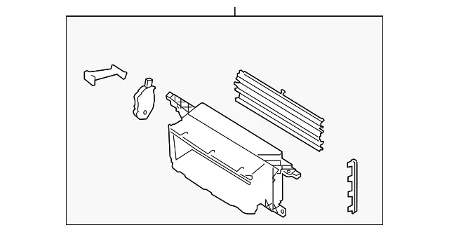 Shutter Assembly Radiator Control - Ford (jl7z8475c) - view 3