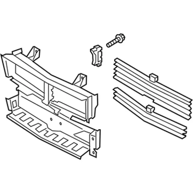 Radiator Shutter Assembly - Ford (jr3z8475f) - view 6