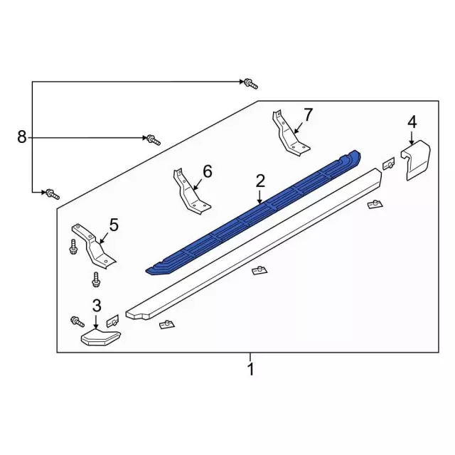 Step Pad - Ford (kb3z16490b) - view 2