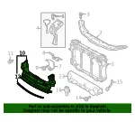 Radiator Support Air Duct - Mazda (ksd4501c0) - view 4