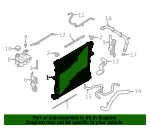 Radiator - Ford (l1mz8005k) - view 8