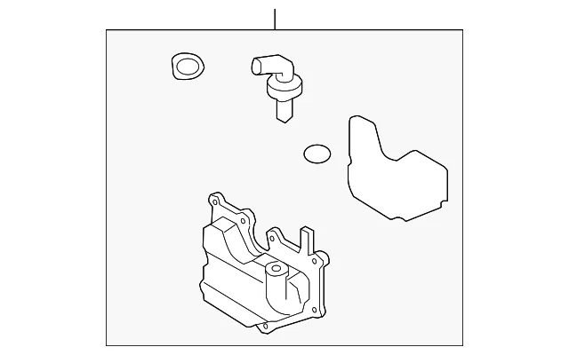 Engine Oil Separator Filter - Mazda (l55713570)