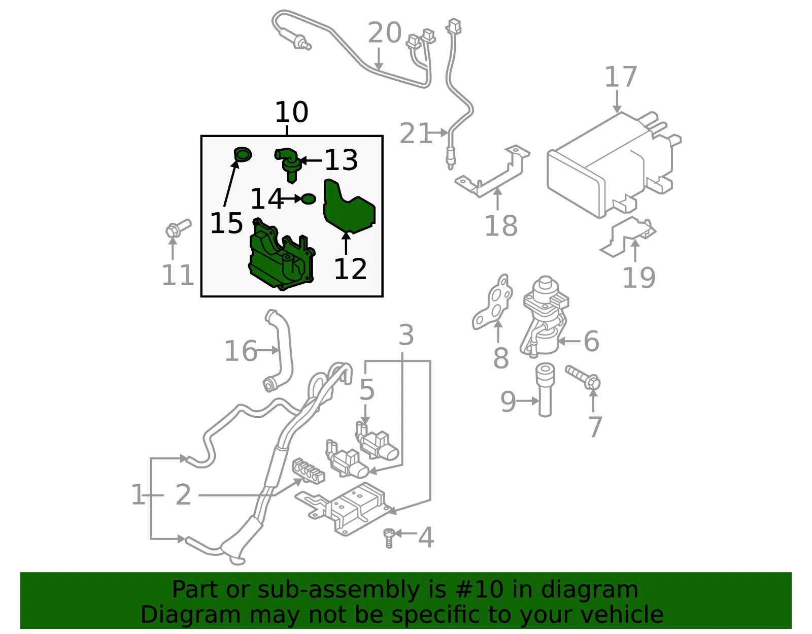 Engine Oil Separator Filter - Mazda (l55713570) - view 2