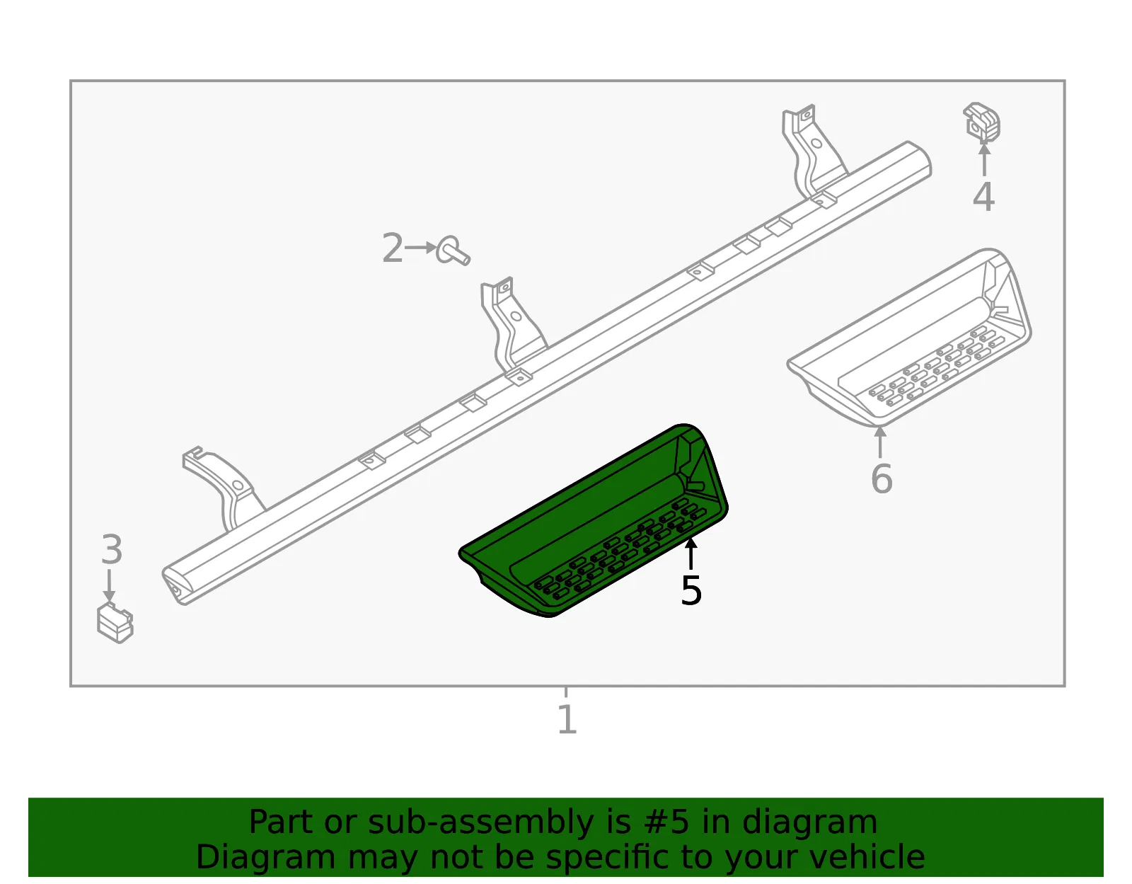 Running Board Step Pad - Ford (lb3z2620040a) - view 2