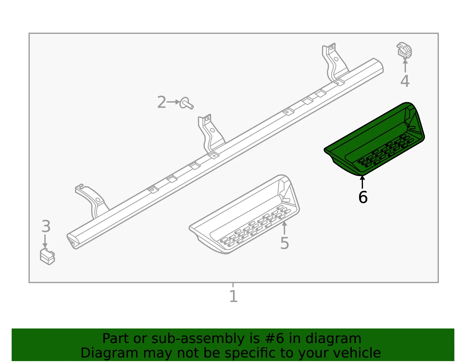 Running Board Step Pad - Ford (lb3z2620040b) - view 2