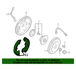 Brake Shoes - Mazda (ldy72638zb) - view 4