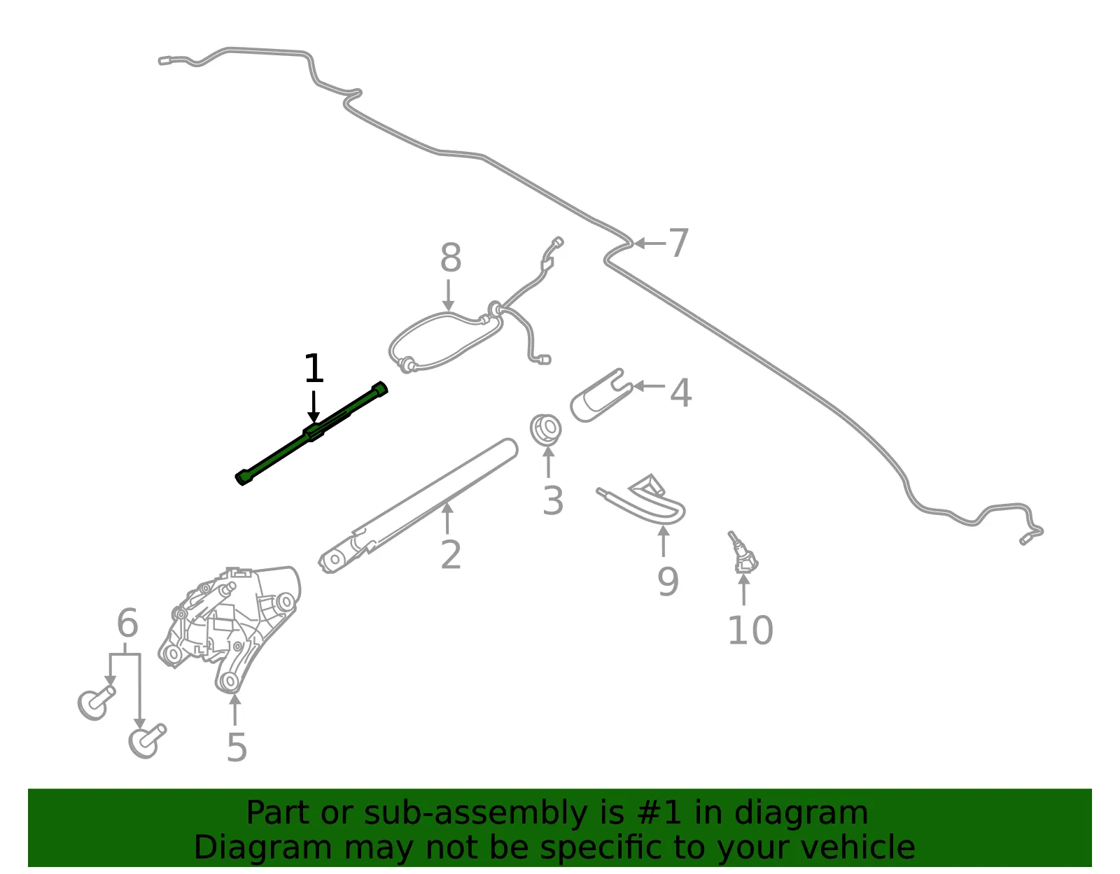 Blade Assembly Wiper - Ford (lj7z17528ca) - view 8