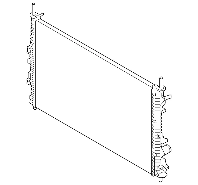Radiator - Ford (lk4z8005f) - view 2