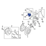Parking Brake Actuator - Ford (lx6z2b712a) - view 10
