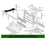 Radiator Support Tie Bar Brace - Ford (lx6z7810125z) - view 7