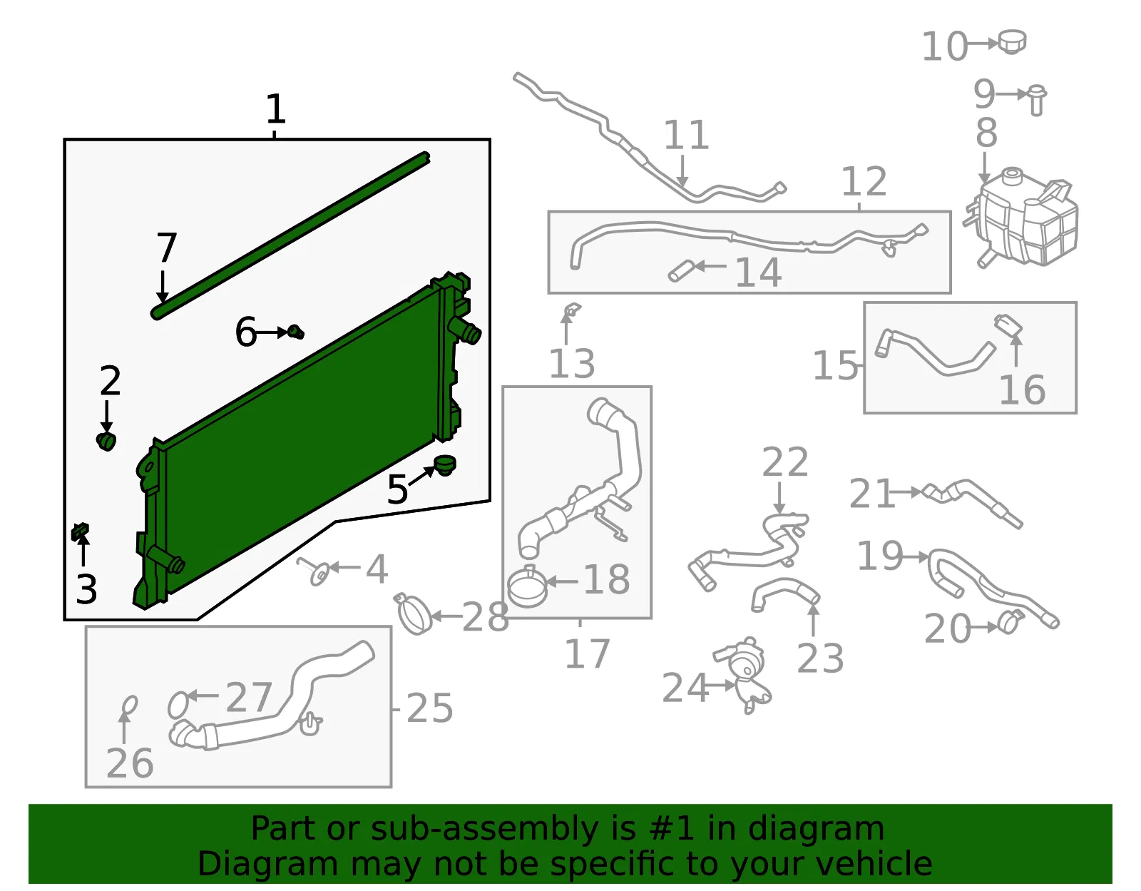 Motorcraft Radiator - Ford (rad260) - view 4