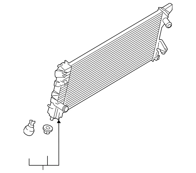 Radiator - Ford (ml3z8005d)