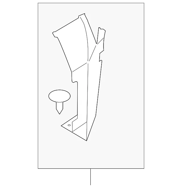 Radiator Support Baffle - Ford (ml3z8311d) - view 2