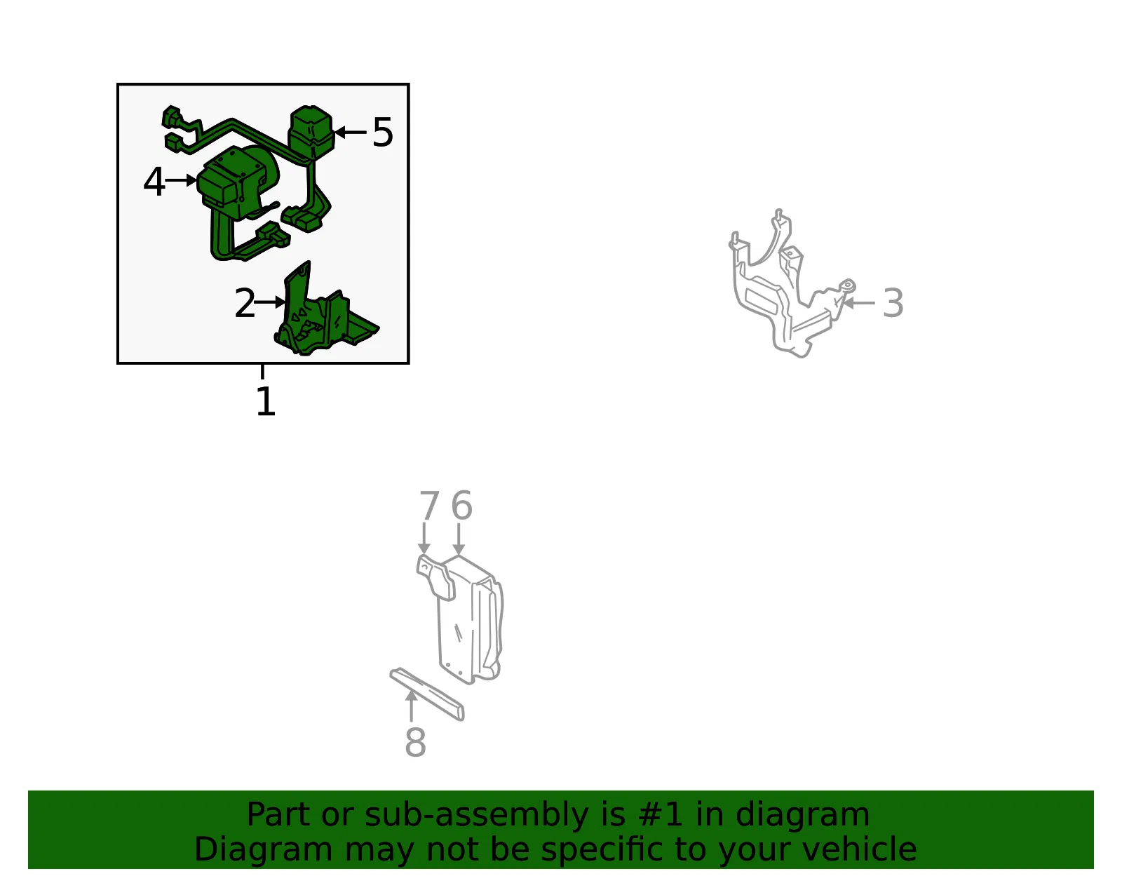 ABS Hydraulic Assembly - Mazda (nc7843780) - view 2