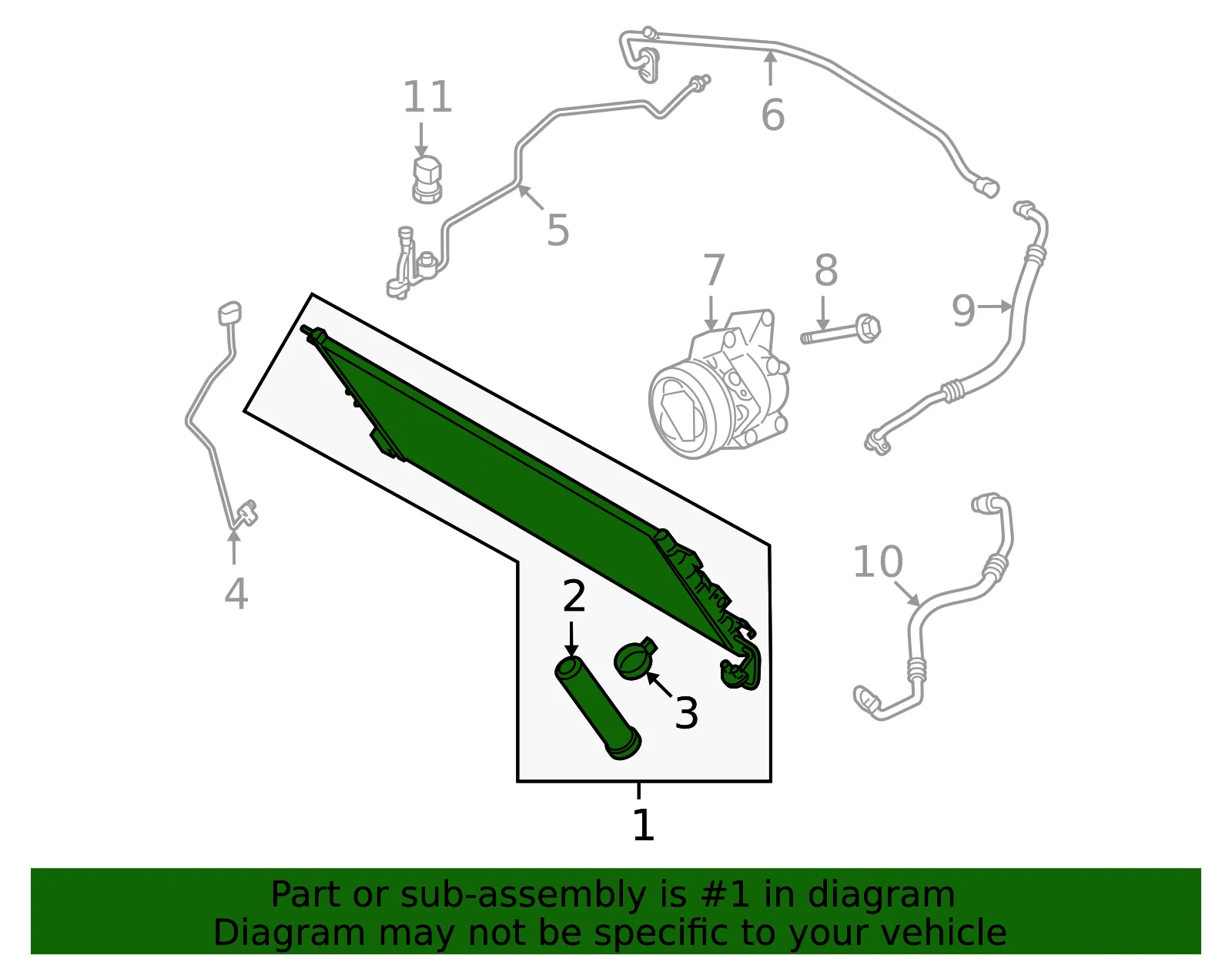 A/C Condenser - Mazda (ne5161480c) - view 2