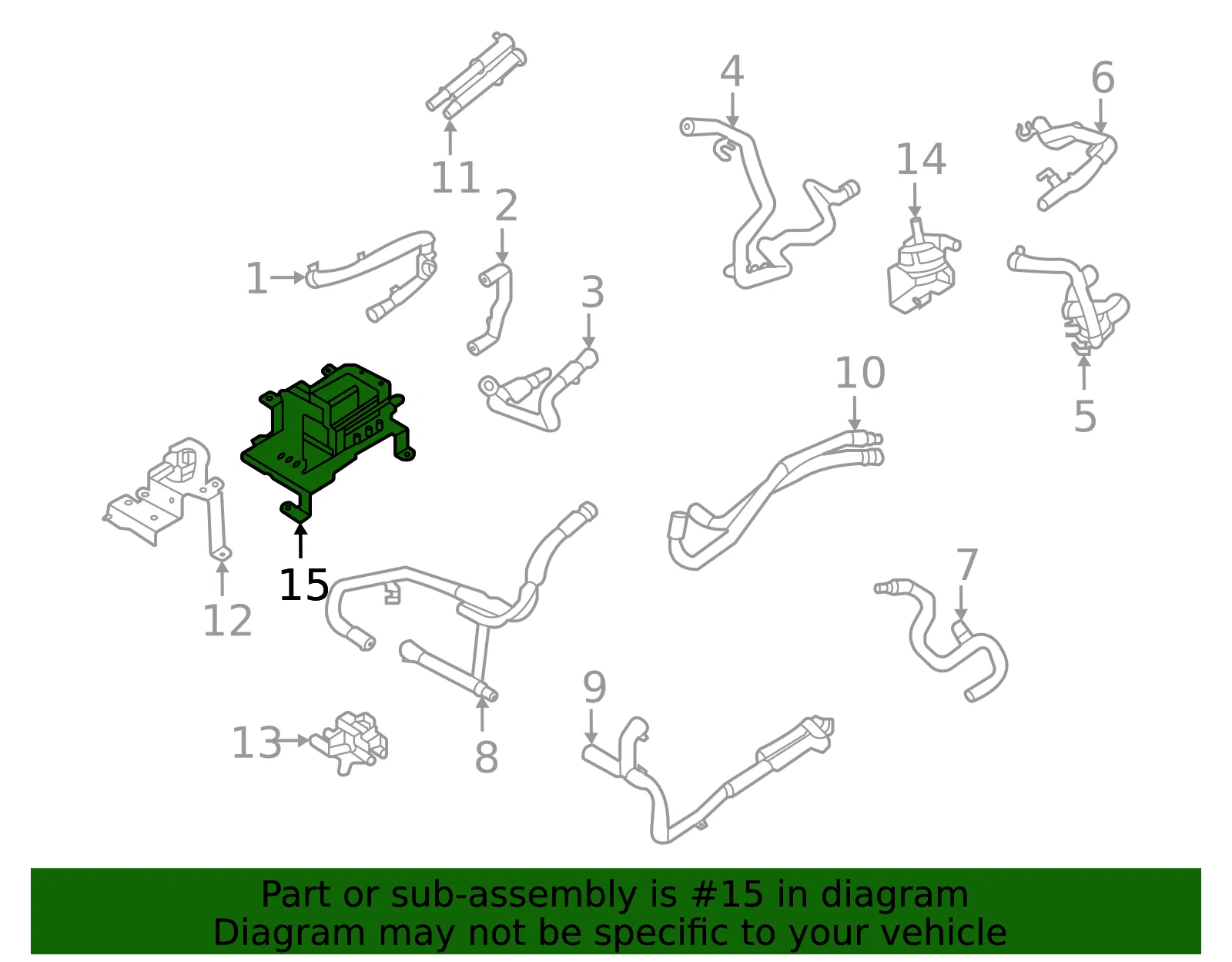 HVAC Heater Core Heater Element - Ford (nk4z18k463a) - view 3