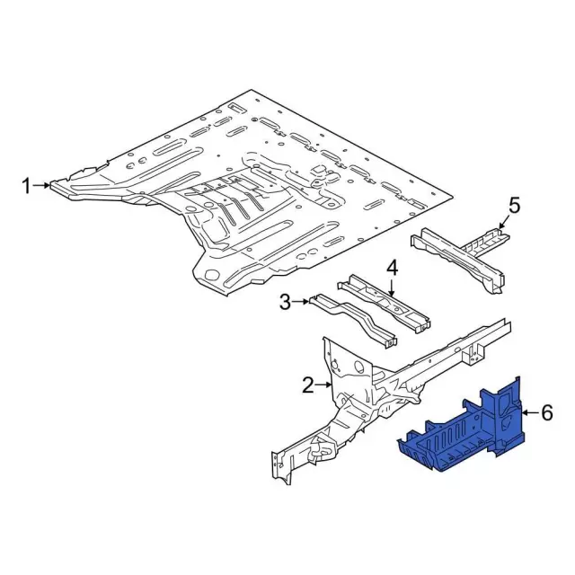 Running Board Step Pad - Ford (pk4z6120040b)