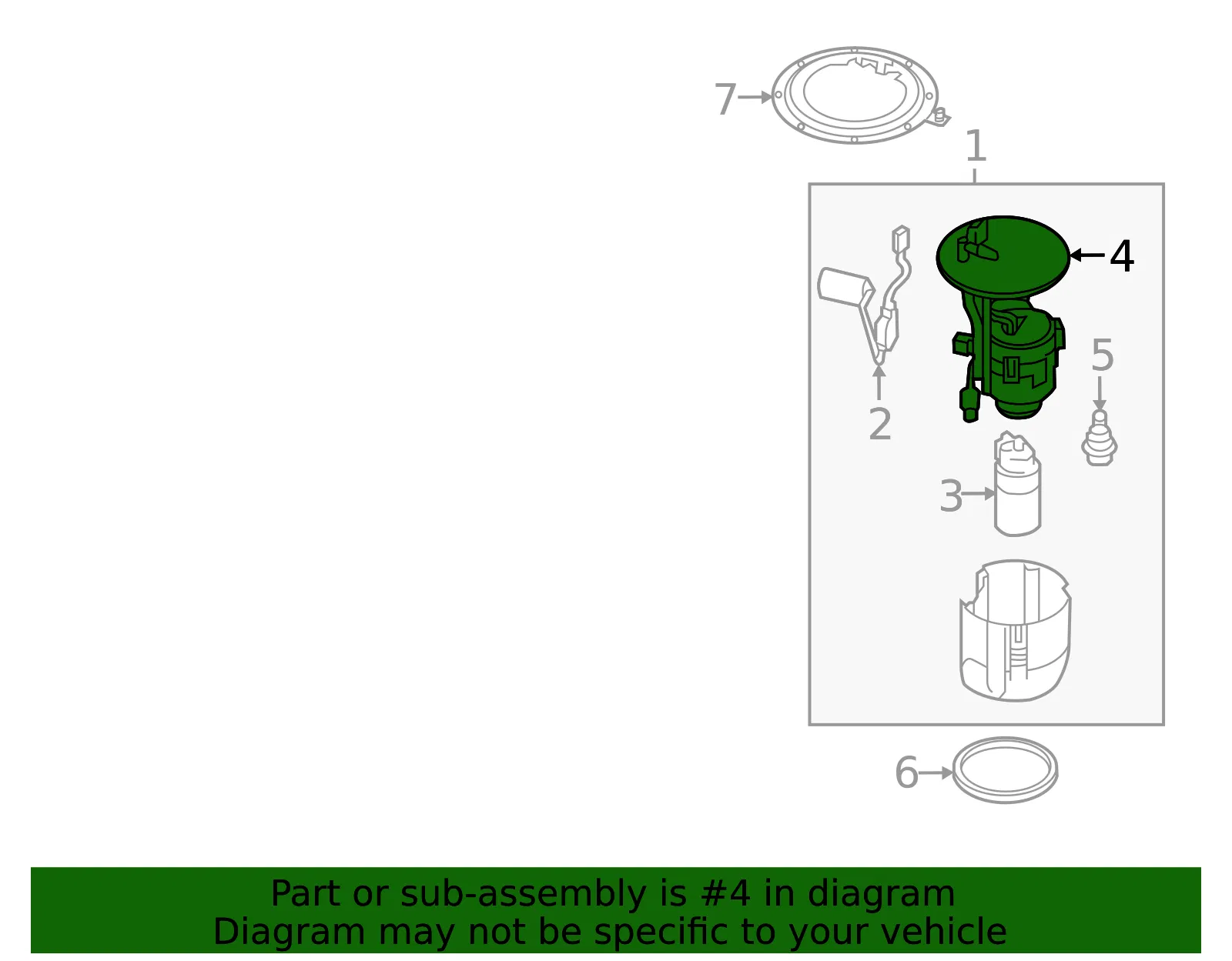 Fuel Pump Filter - Mazda (px4p13ze0) - view 2