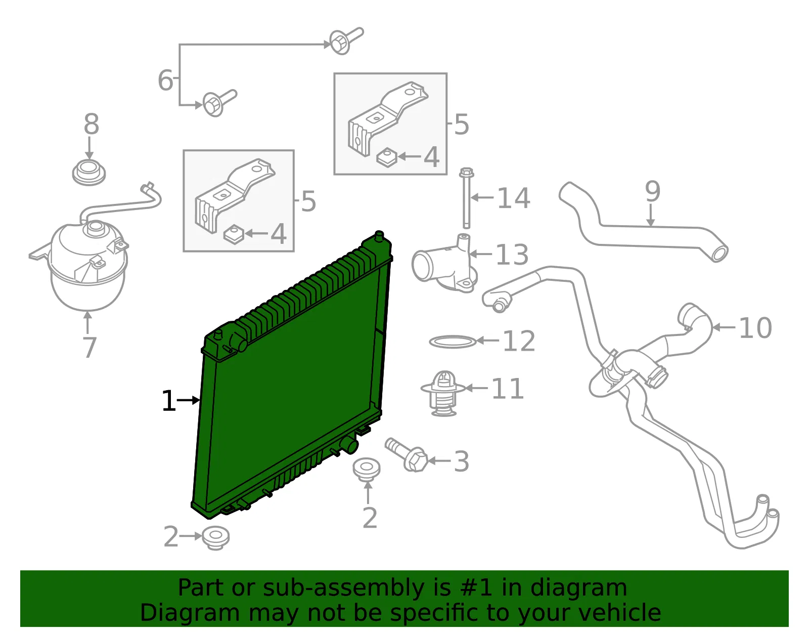 Motorcraft Radiator - Ford (rad235) - view 4