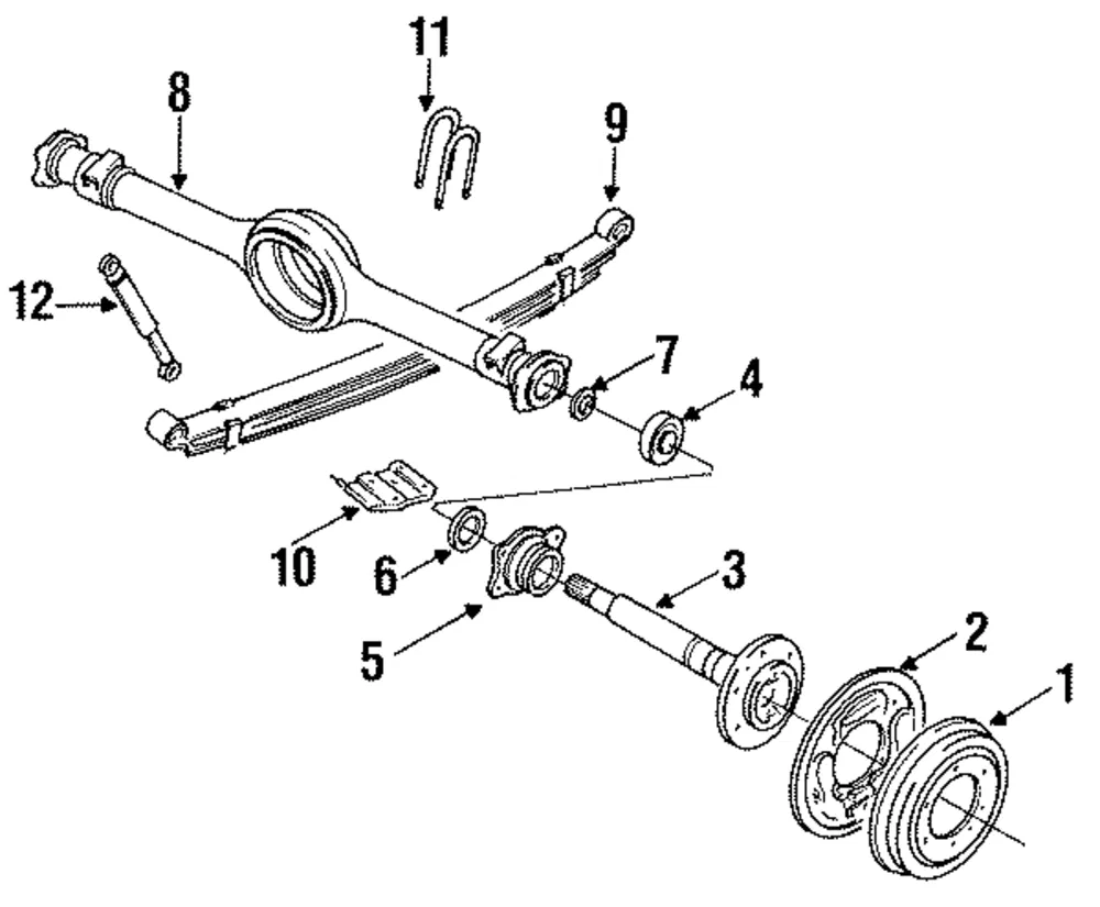 Brake Drum - Mazda (s08326251c)