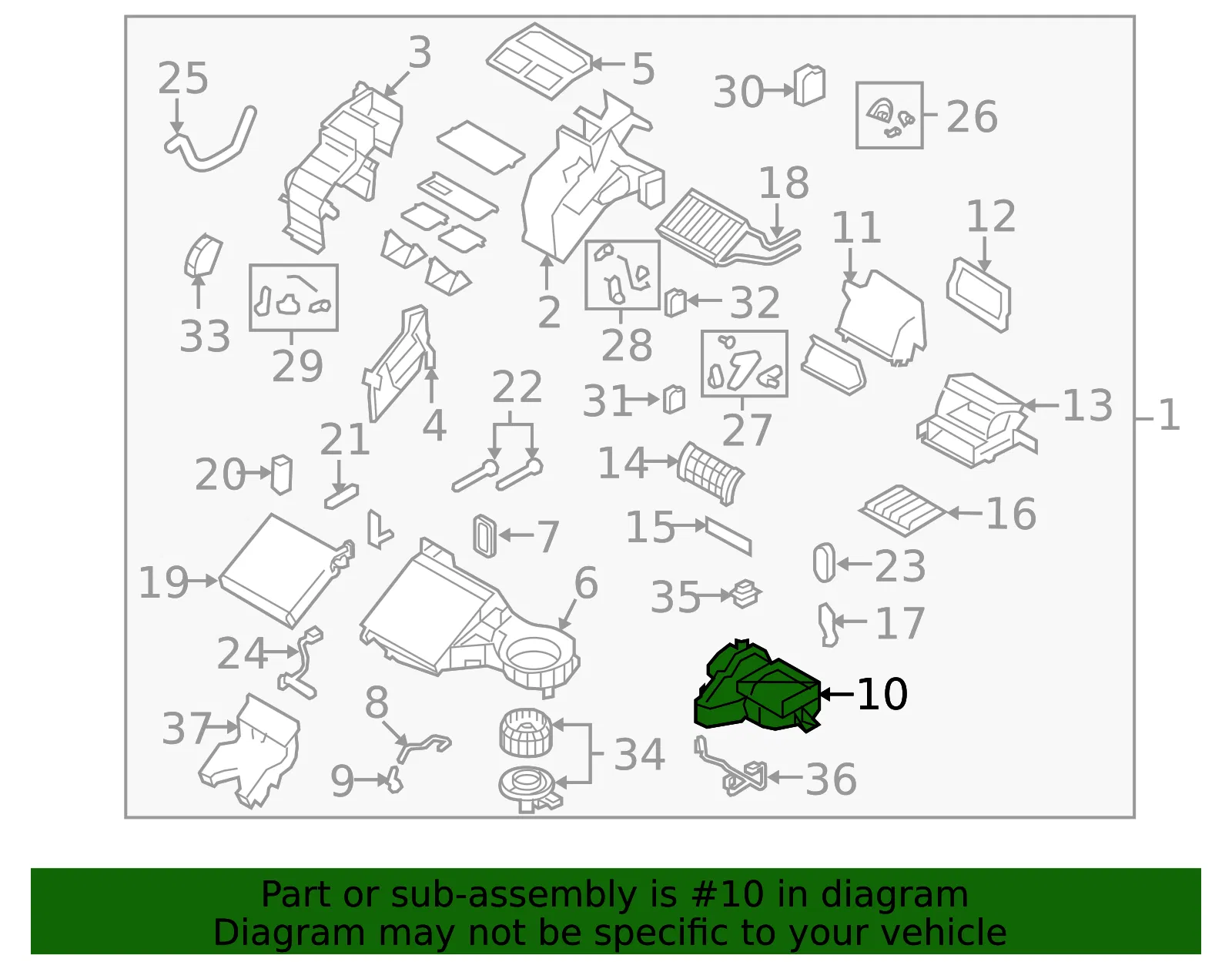HVAC Blower Motor Housing - Mazda (td1161b02a) - view 2
