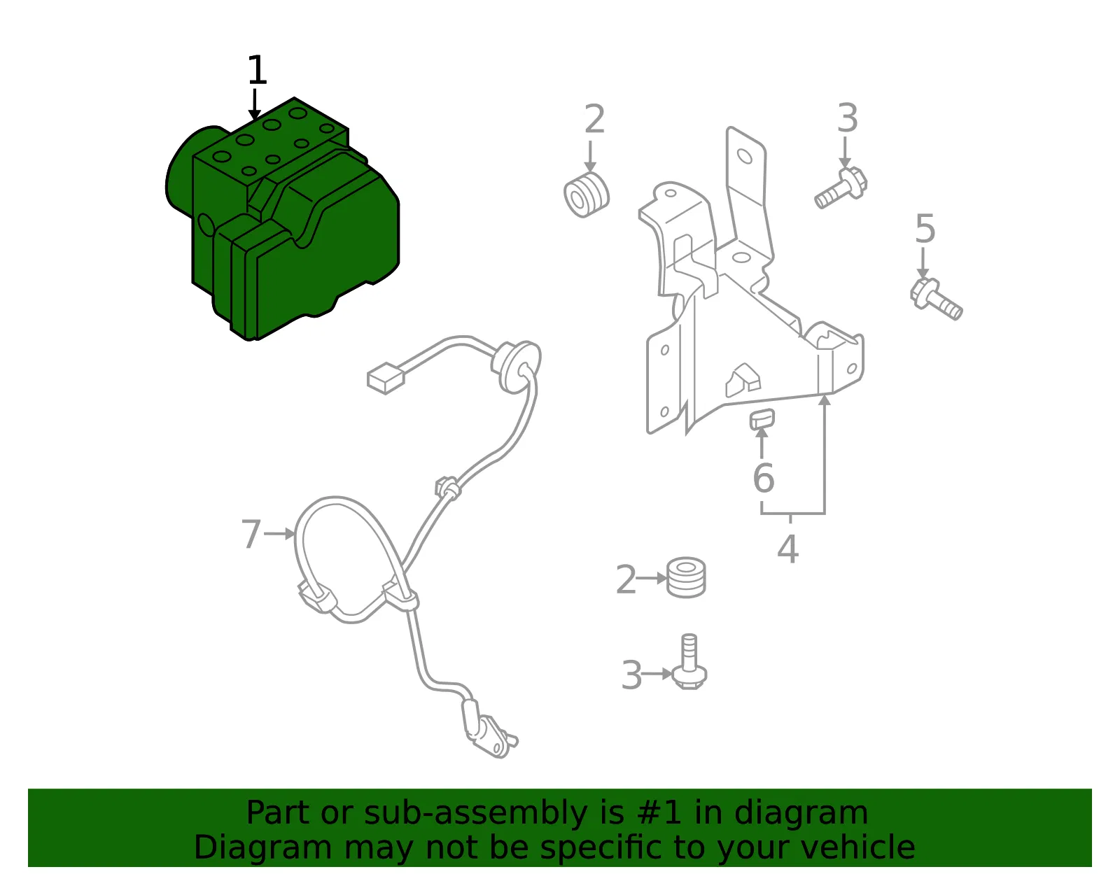 ABS Hydraulic Assembly - Mazda (tk21437a0) - view 2