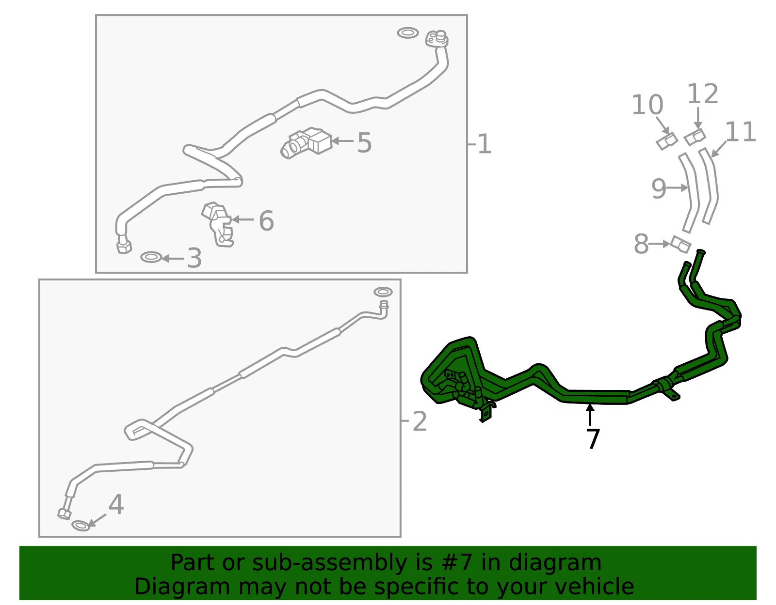 HVAC Heater Hose - Mazda (tk4861214) - view 2