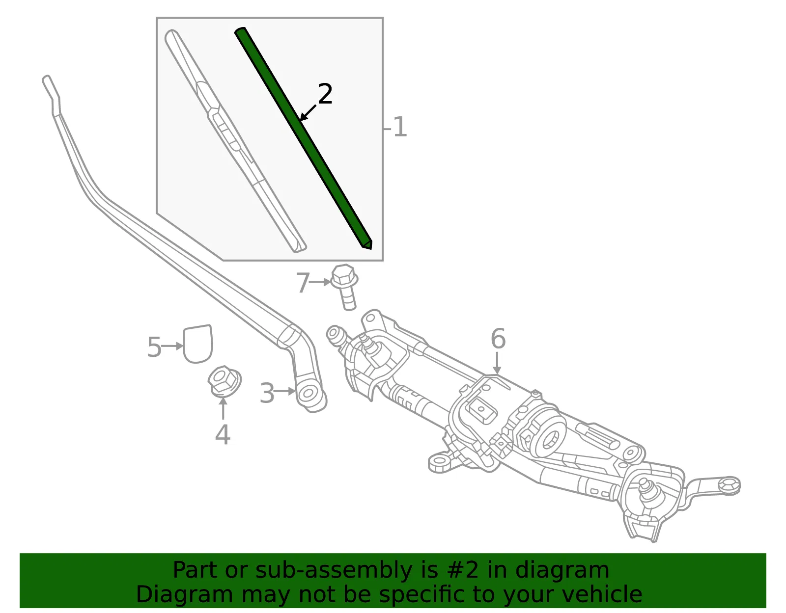 Wiper Blade Refill - Mazda (va4567333) - view 2