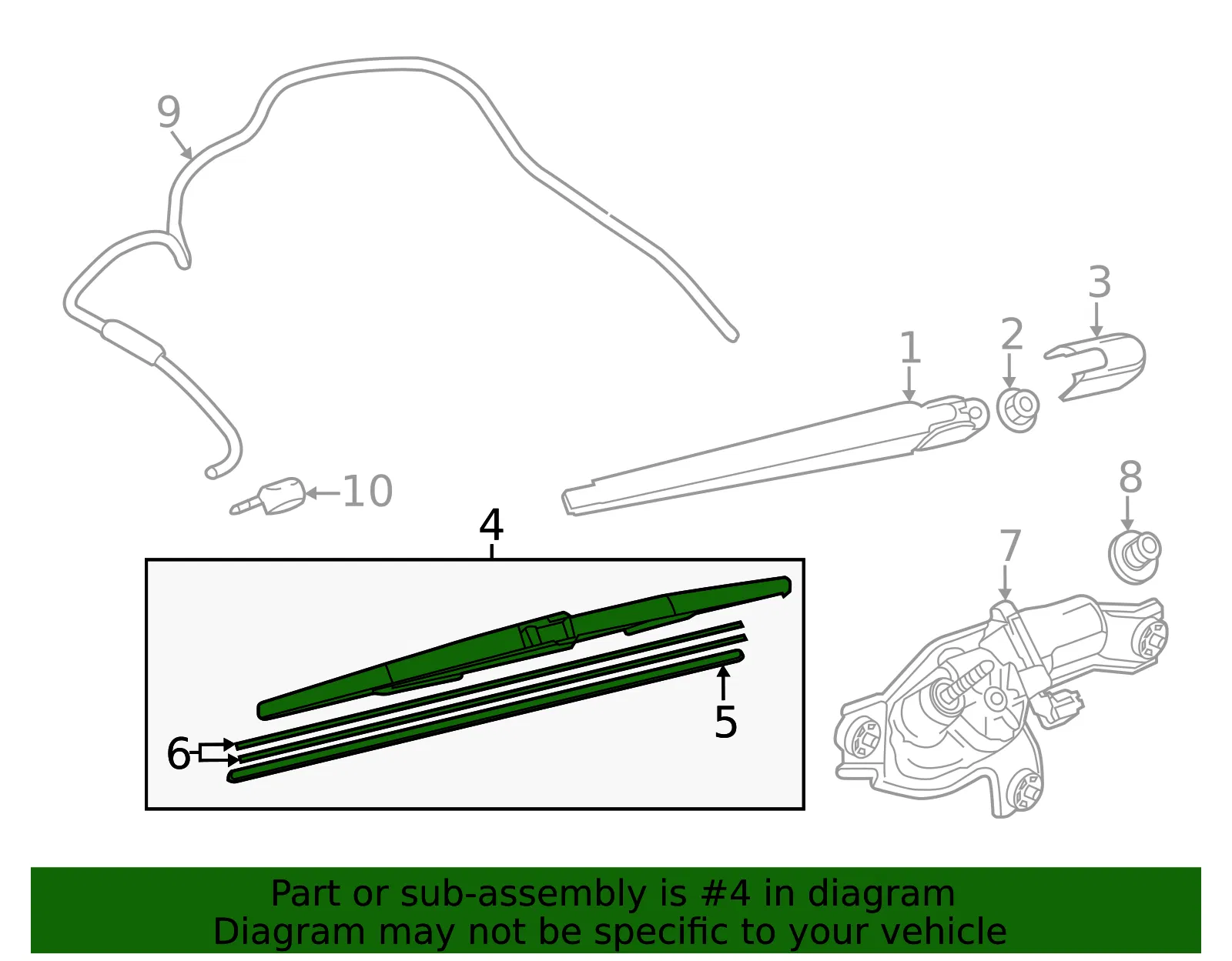 Wiper Blade - Mazda (va5667330) - view 2