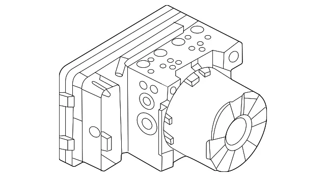 ABS Hydraulic Assembly - Mazda (vay0437a0a)