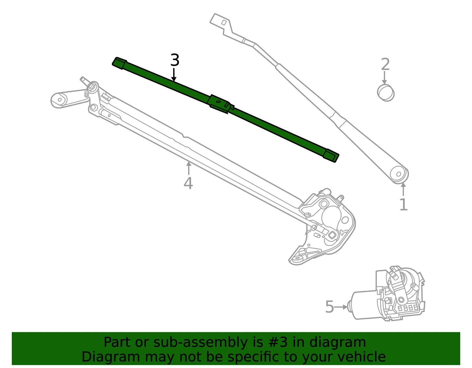 Motorcraft Wiper Blade - Ford (ww2117) - view 4