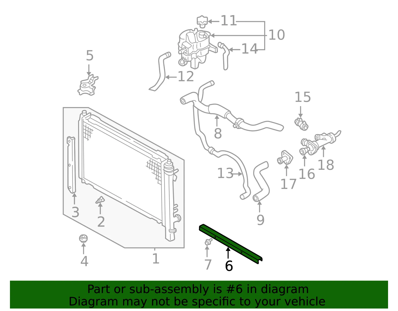Radiator Support Access Cover - Mazda (yf0915211d) - view 2