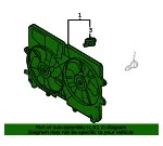 Engine Cooling Fan Assembly - Mazda (zzc315025) - view 4